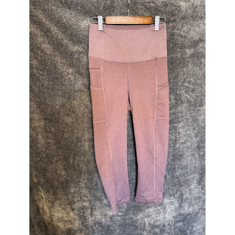 Patagonia Maipo 7/8 Tights Womens Small Mauve Purple High Rise Pockets Leggings
